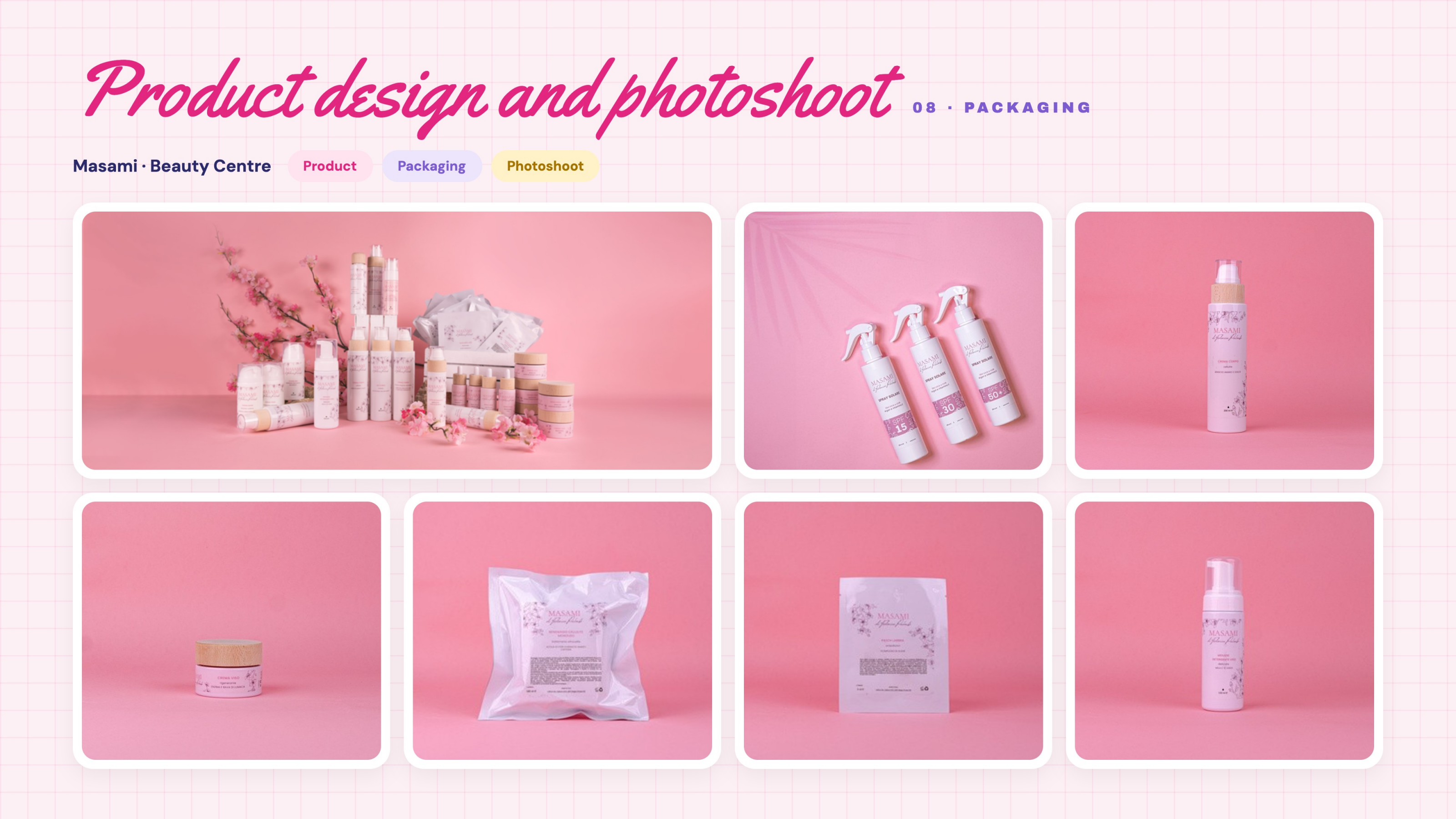 Product design and photoshoot