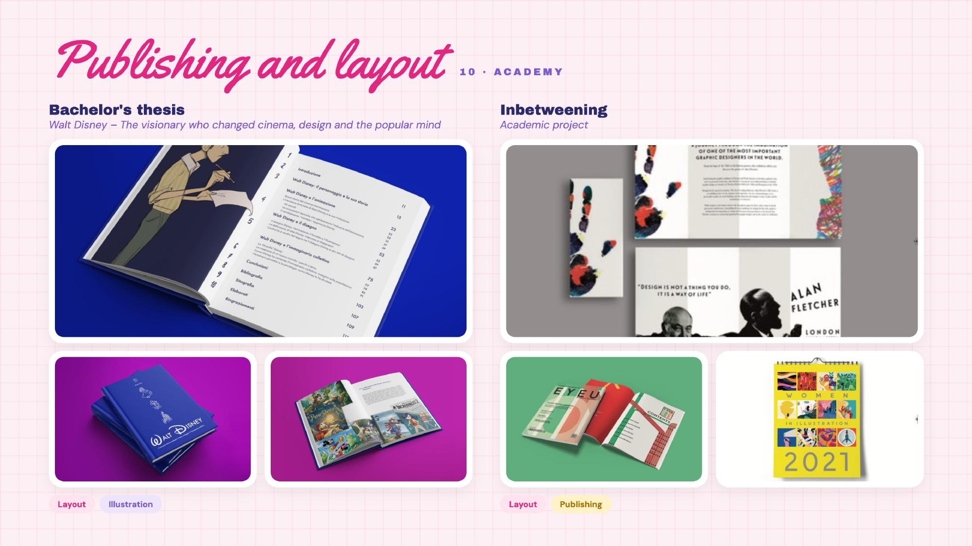 Publishing and layout